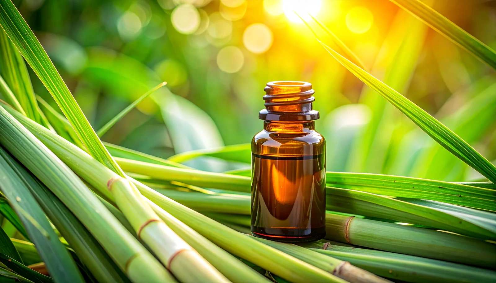 Huile essentielle de lemongrass (citronnelle de madagascar)